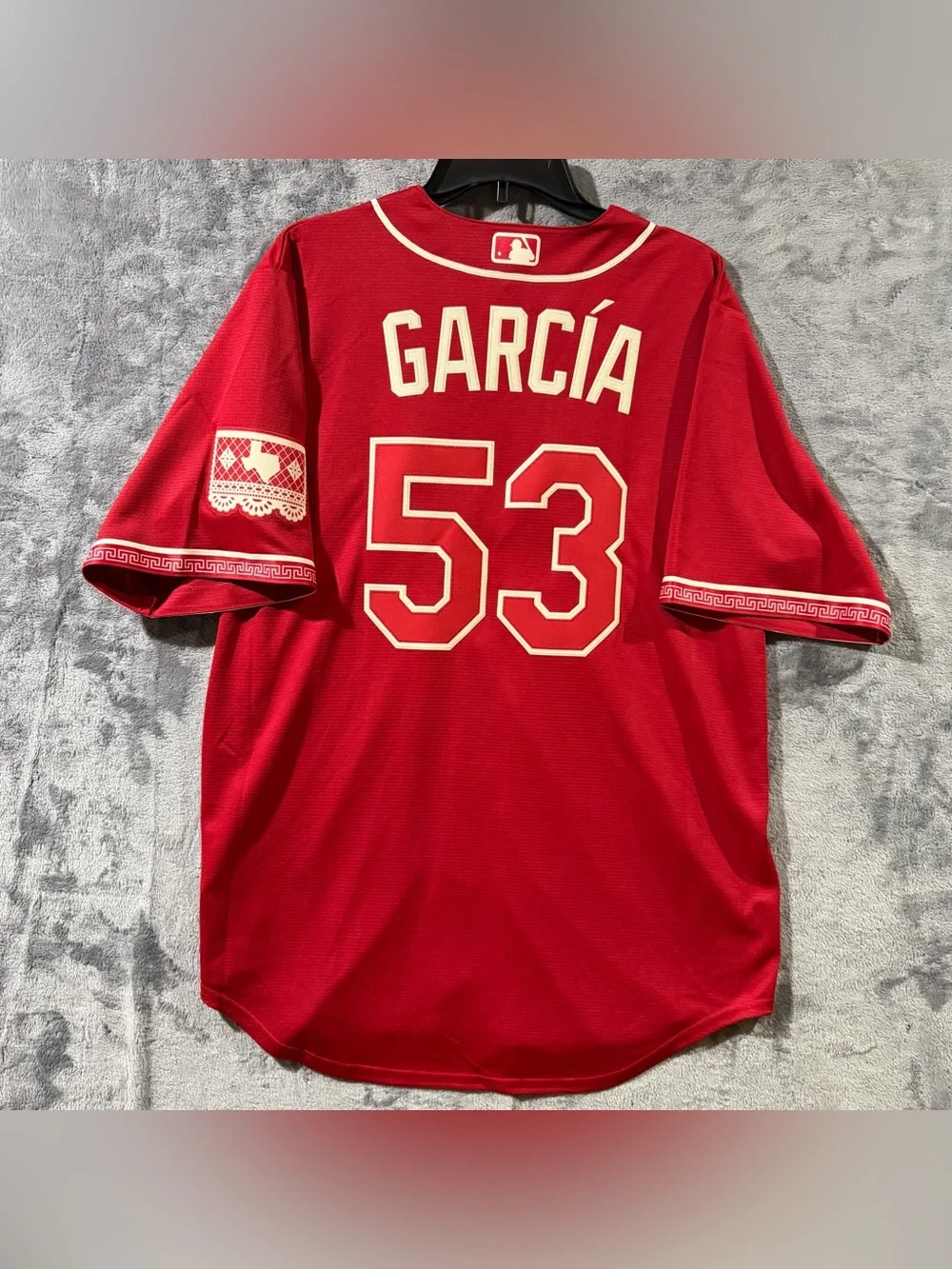 Nike Texas Rangers Baseball Jersey City Connect #53 Adolis Garcia Mens Large New